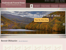 Tablet Screenshot of jendrzejczakfuneral.com